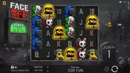 Face Off slot screenshot 2