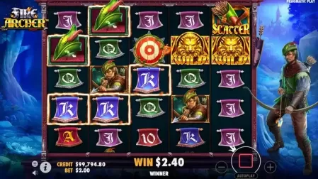 Fire Archer slot screenshot 4