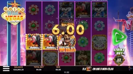 Going Wild in Vegas Wild Fight slot screenshot 2
