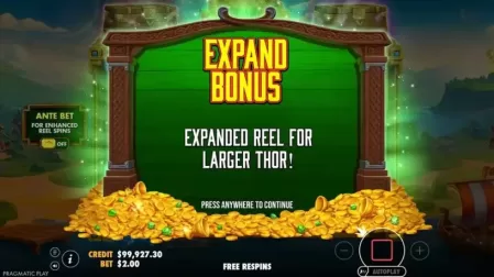 Hammerstorm slot screenshot 3
