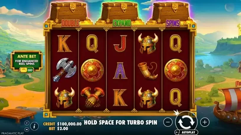 Hammerstorm slot screenshot 