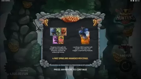 Honey Hunters slot screenshot 3
