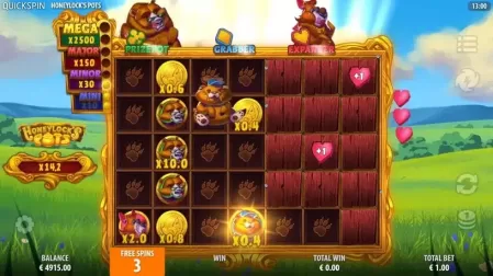 Honeylock’s Pots slot screenshot 4