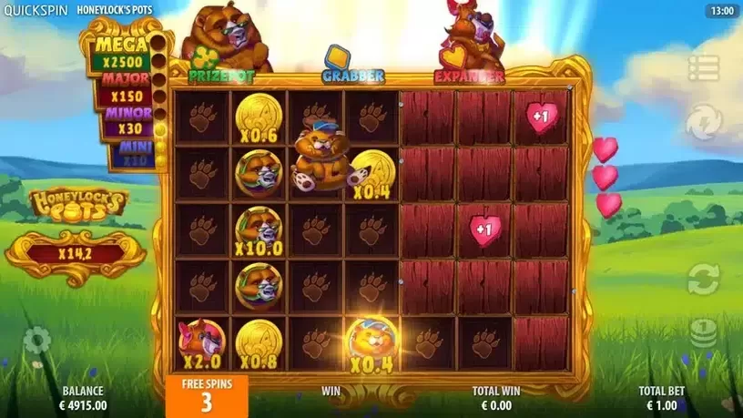 Honeylock’s Pots slot screenshot 4