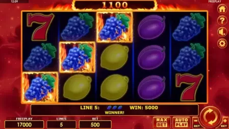 Hot Seven Deluxe slot screenshot 4