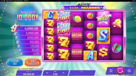 Hyper Strike Cash Megaways slot screenshot 1