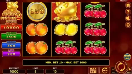 Lucky Piggies 2 Hold & Win slot screenshot 1