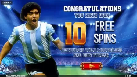 Maradona El Pibe De Oro slot screenshot 3