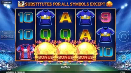 Maradona El Pibe De Oro slot screenshot 2