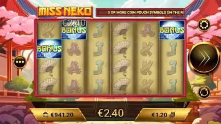 Miss Neko slot screenshot 2