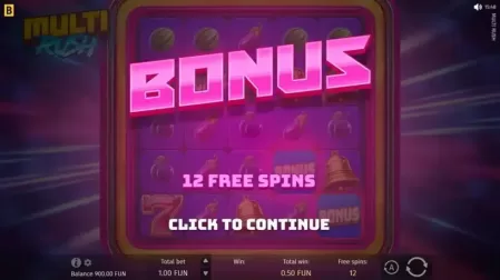 Multi Rush slot screenshot 3