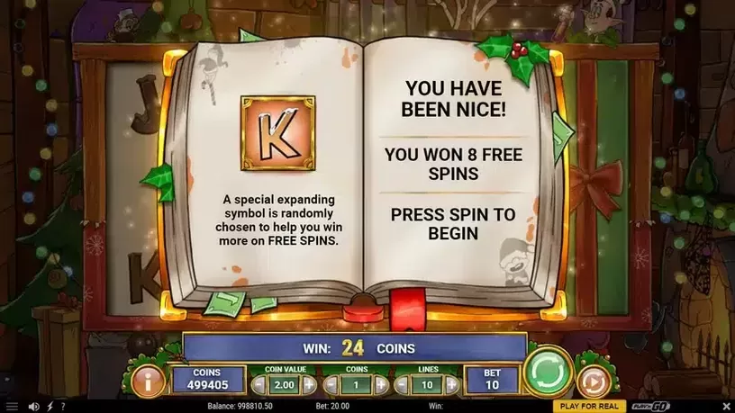 Naughty Nick's Book slot screenshot 4