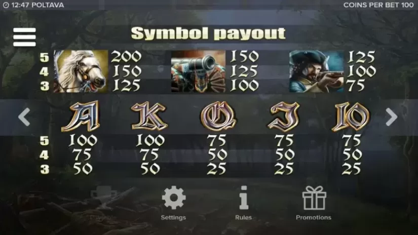 Poltava slot screenshot 2