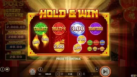 Pots of Great Fortune – Hold & Win slot screenshot 3
