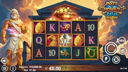 Pots of Power: Zeus slot screenshot 1