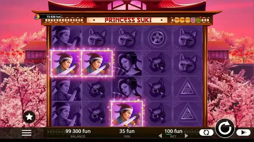 Princess Suki slot screenshot 2