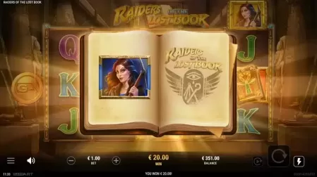 Raiders of the Lost Book slot screenshot 6