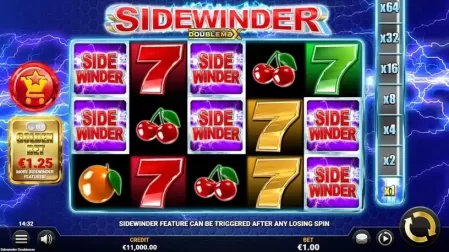 Sidewinder DoubleMax slot screenshot 1