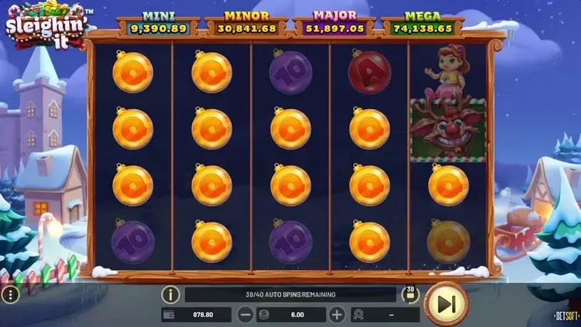Sleighin' it slot screenshot 3