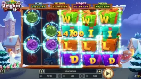 Sleighin' it slot screenshot 4