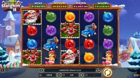 Sleighin' it slot screenshot 1