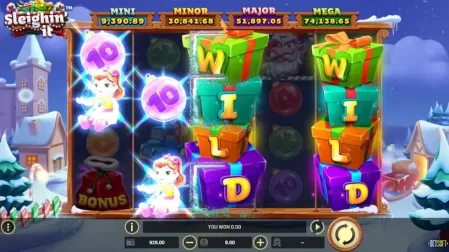Sleighin' it slot screenshot 2