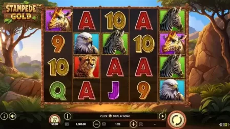Stampede Gold slot screenshot 1