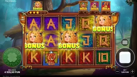 The 3 Bears slot screenshot 2