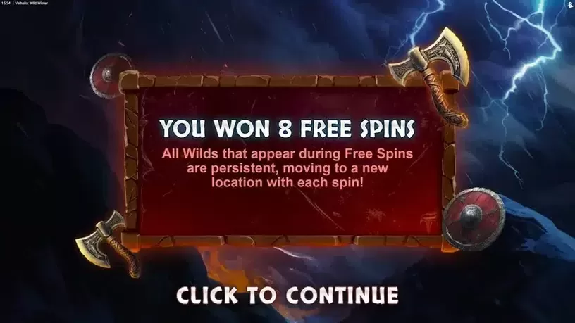Valhalla Wild Winter slot screenshot 5