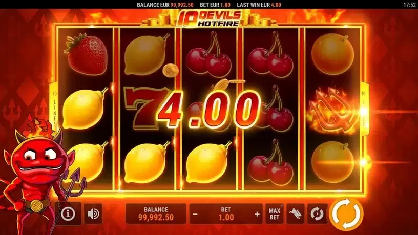 10 Devils Hotfire slot screenshot 3
