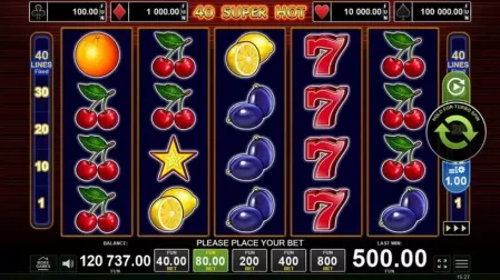 40 Super Hot slot screenshot 1