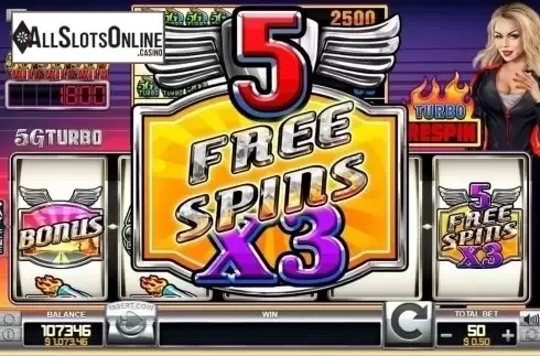 Free Spins Triggered. 5G Turbo from FUGA Gaming