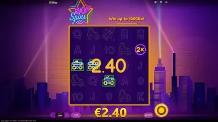 80s Spins slot screenshot 2