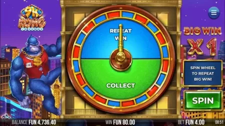 9k Kong in Vegas slot screenshot 5