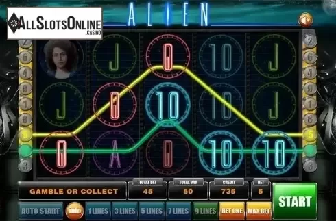 Game workflow 2. Alien from GameX