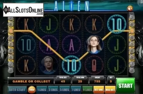Game workflow 2. Alien from GameX