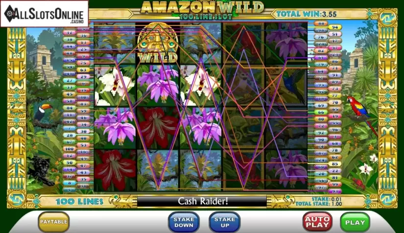 Screen5. Amazon WIld from Playtech