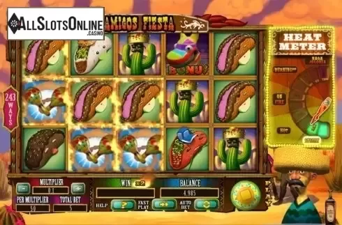 Screen 5. Amigos Fiesta from Spinomenal