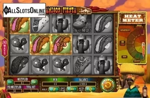 Screen 6. Amigos Fiesta from Spinomenal