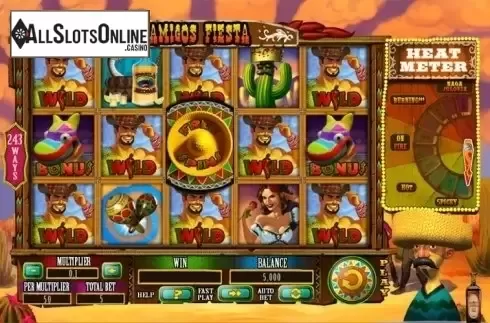 Screen 2. Amigos Fiesta from Spinomenal