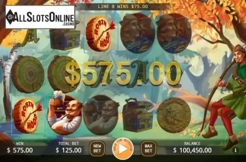 Win screen 1. Archer Robin Hood from KA Gaming