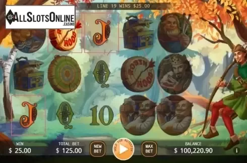 Win screen 3. Archer Robin Hood from KA Gaming