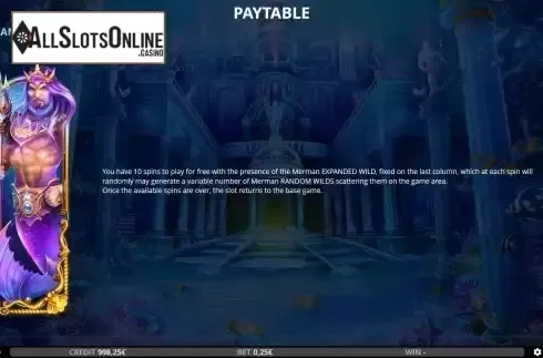 Mermaid Free Spins screen 2