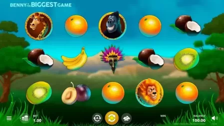 Benny's the Biggest Game slot screenshot 1