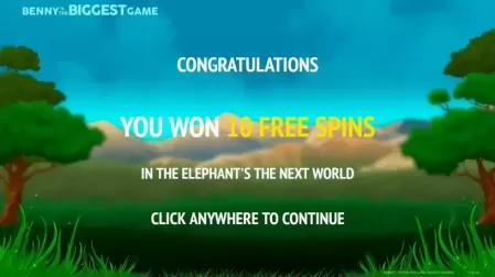 Benny's the Biggest Game slot screenshot 2
