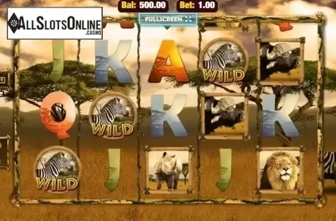Reel Screen. Big 5 Safari from Nektan