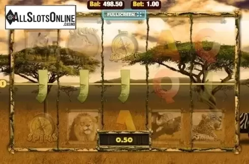 Win Screen. Big 5 Safari from Nektan