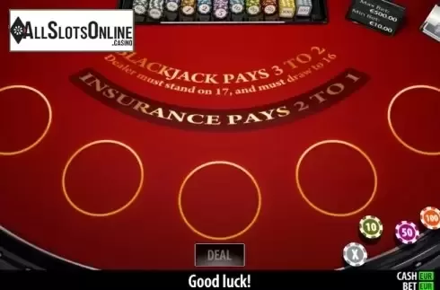 Game screen. BlackJack Privee (World Match) from World Match