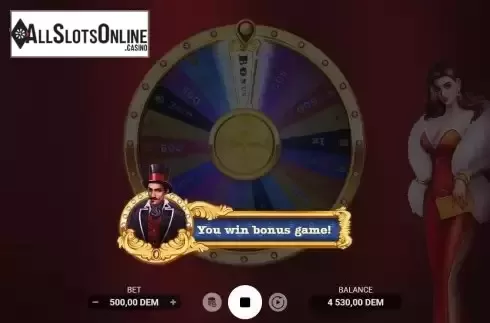 Win bonus screen