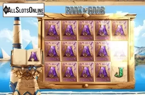 Cloning symbol screen. Book of Gods (Big Time Gaming) from Big Time Gaming